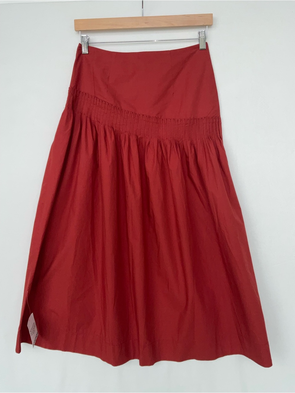 Topshop Pintuck Poplin Maxi Skirt - Picture 6 of 9